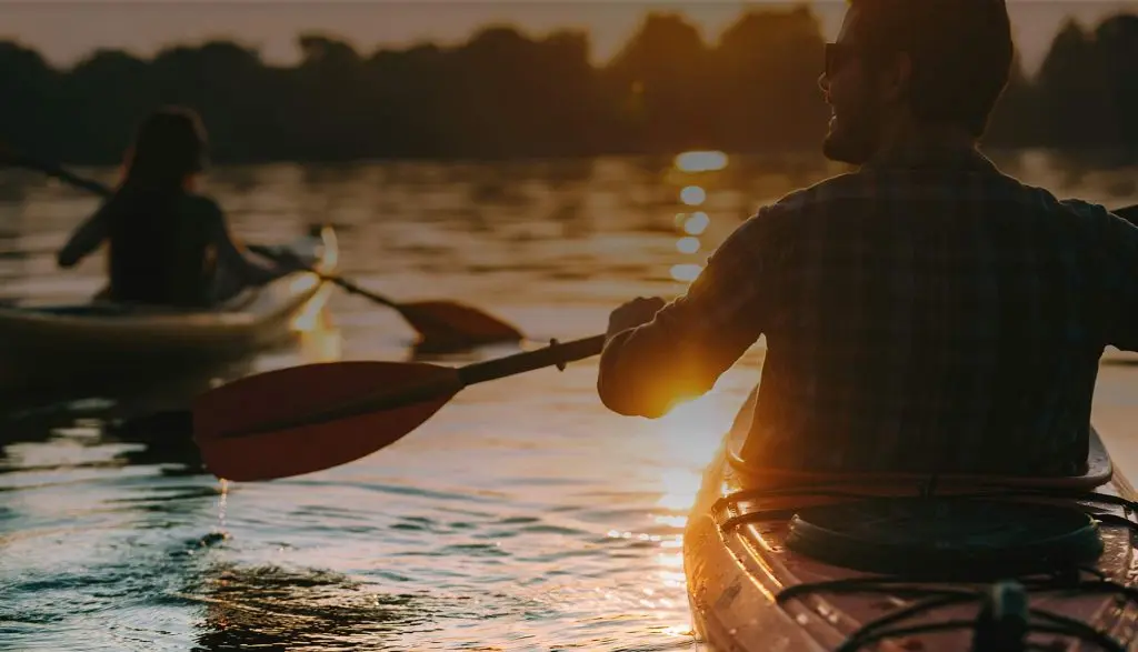 chèo thuyền kayak